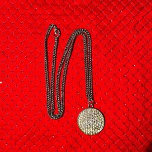 Ann Taylor Cubic Zirconia Disc Necklace